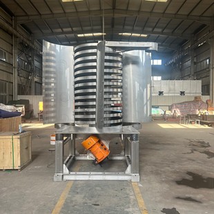 Na2CO3垂直干燥输送设备 晟图全封闭冷却振动提升机