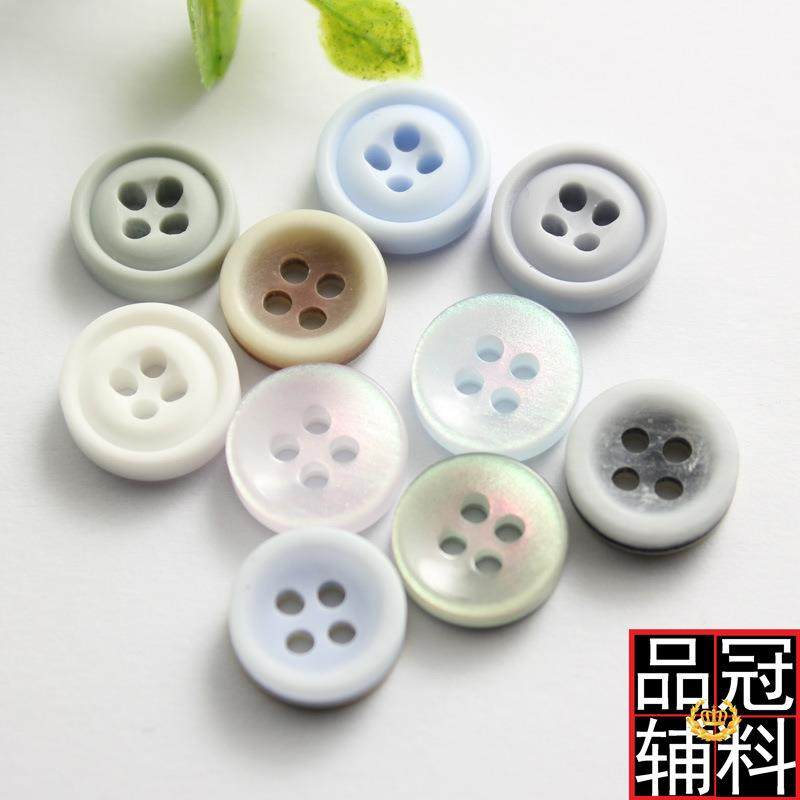 高档四眼男女衬衫纽扣扣子现货 圆形树脂钮扣多款式11.5mm,纺织面料/辅料/配套,服装纽扣,淘宝优惠券,粉丝福利购,淘宝优惠卷