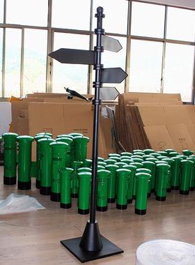 铁艺导向牌指示牌小区景区指引导视牌标牌路牌户外景区分流牌