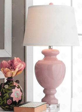 现代创意蓝色地中海台灯床头灯客厅卧室酒店会所遥控台灯686