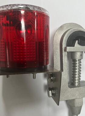 太阳能警示灯闪烁灯高亮款交通施工夜间爆闪灯红色安全信号提示灯