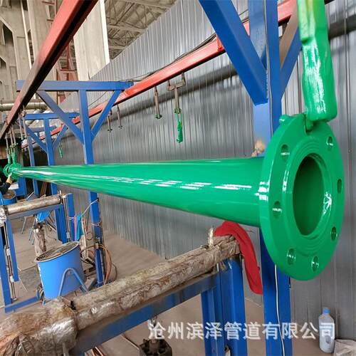 热熔涂塑防腐钢管 108口径矿用通风法兰焊接钢管