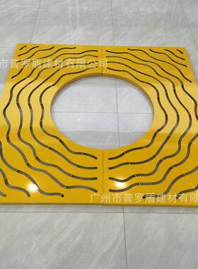 铸铁树池篦子人行道树穴盖板小区树坑围子河北方形圆形黑色