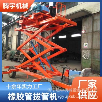 梁场橡胶管拔管机T梁加强型穿拔一体机一次拔两根的橡胶管拔管机