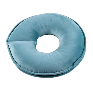 乳胶美容院u型趴枕脸垫胸枕圆形法兰绒按摩床洞护颈椎枕头记忆棉