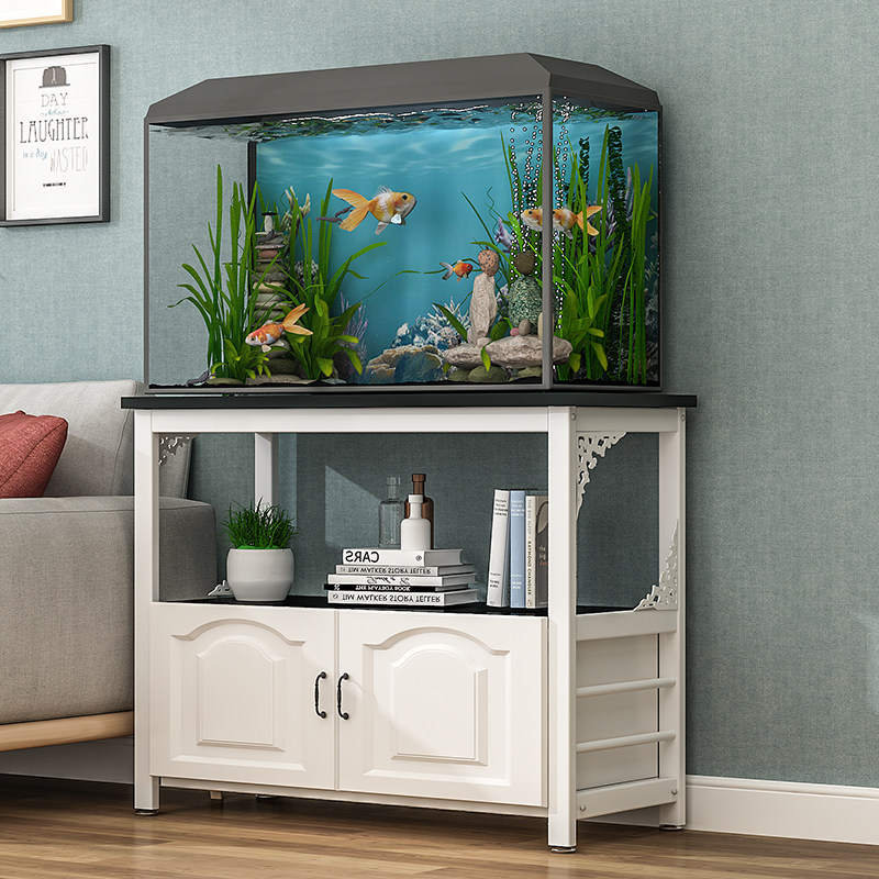 欧式鱼缸架子底柜金属底架小型鱼缸架底座水族箱底柜鱼缸架子底柜