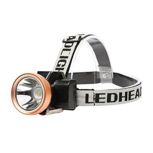 波来特小头灯超亮8318锂电池充电筒强光LED黄光煤矿灯帽钩钓鱼灯