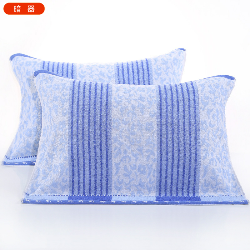 纱布纯棉a类防滑不脱落枕头大学