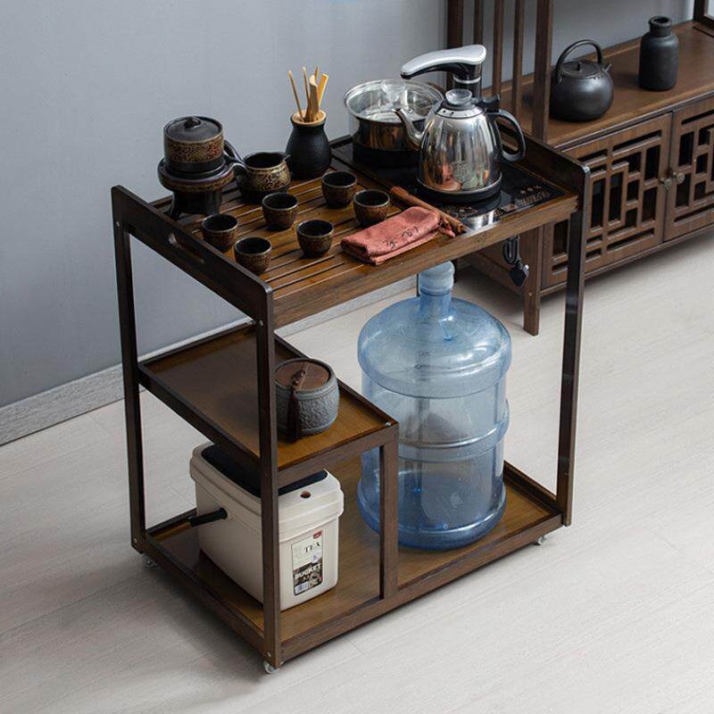 移动茶台家用阳台小茶车茶具套装小茶台烧水壶一体式茶桌简夫茶几