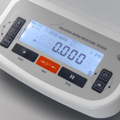 卤素快速水分测试仪玉米茶叶粮食水份含量测定仪塑料含水率测试仪
