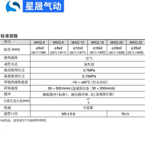 SMC型MXQ16-30AS滑台导轨气缸MXQ6-10AT循环式直线导轨气动滑台
