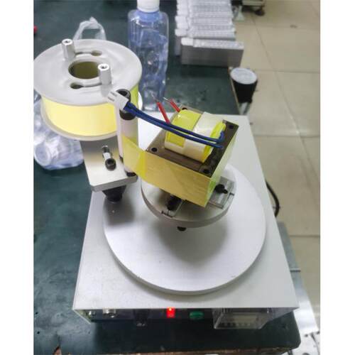 TM-1000R加大产品包胶机磁芯包胶机磁环线圈外围胶带半自动包胶机