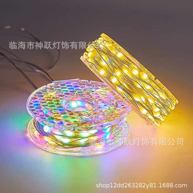 直供圣诞树灯串银线铜丝星星彩灯串灯满天星绿植圣诞藤条花环,家装灯饰光源,室内LED灯带,淘宝优惠券,粉丝福利购,淘宝优惠卷