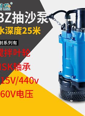 KBZ耐磨抽沙泵 工程项目无堵塞潜污泵 污水提升泥浆排污泵