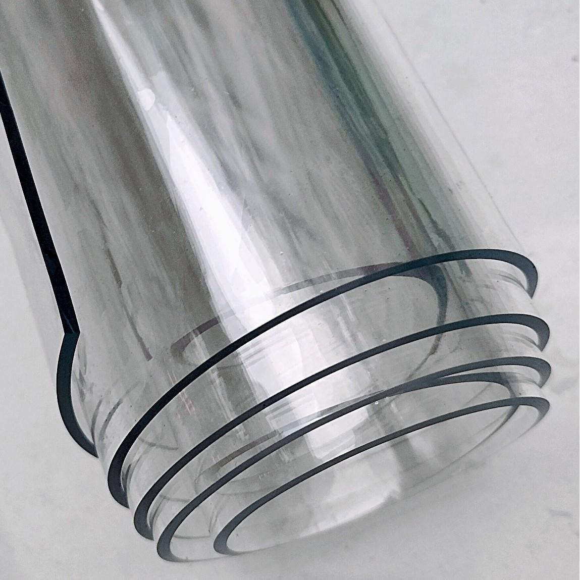 东莞透明超透PVC软胶片手袋面料桌垫彩色软PVC透明胶片彩色软PVC