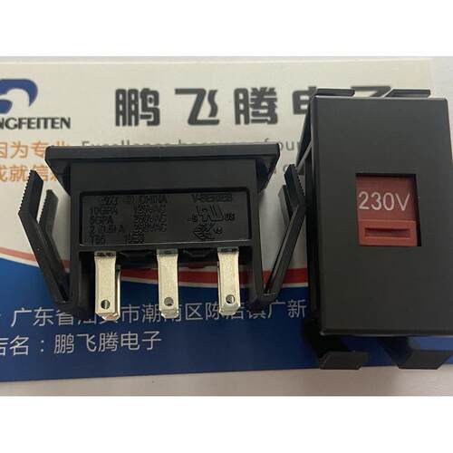 美国C&k V80212S205Q拨动开关6脚2档 电压115-230转换切换选择10A