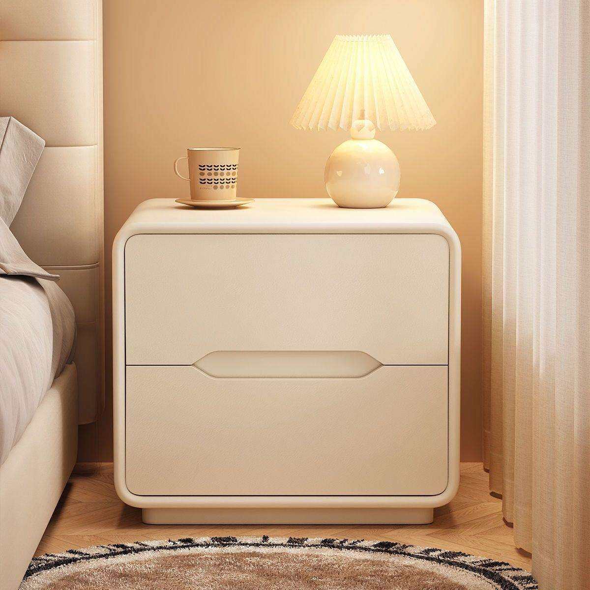 奶油实木床头柜新款简约现代床边柜家用卧室轻奢小型床边收纳,鲜花速递/花卉仿真/绿植园艺,割草机/草坪机,淘宝优惠券,粉丝福利购,淘宝优惠卷
