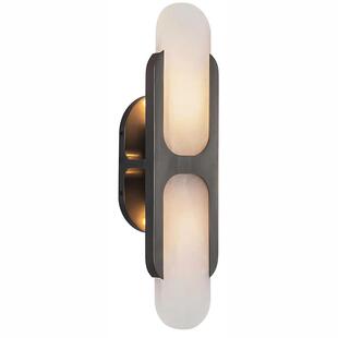 西班牙雪花云石椭圆长壁灯别墅发光氛围设计师装饰灯具