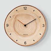 钟表挂钟客厅免打孔静音石英钟挂墙时钟家用个性 挂表 木纹2024新款