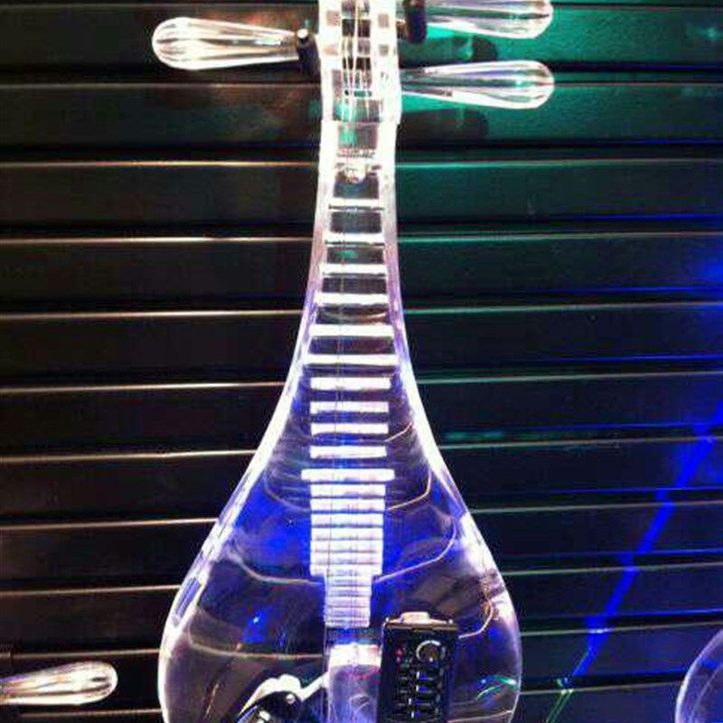 水晶柳琴,水晶电子柳琴,蓝光电子柳琴
