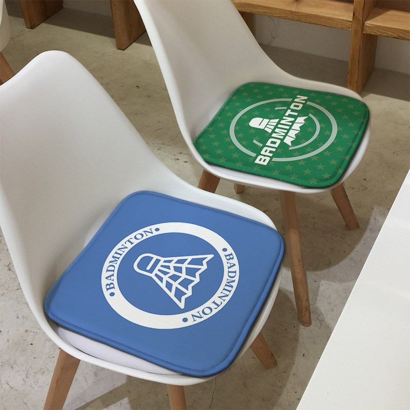 羽毛球俱乐部坐垫 办公室设计餐椅垫沙发垫电竞椅子凳子汽车坐垫