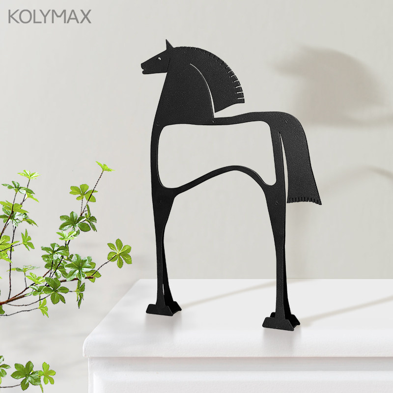 复古艺术铁艺马摆件酒柜装饰品摆件办公桌面小摆件3D动物艺术礼品,家居饰品,装饰摆件,淘宝优惠券,粉丝福利购,淘宝优惠卷
