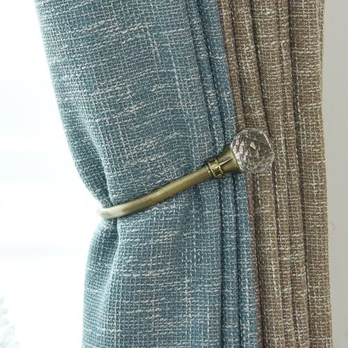 宝泽 欧式窗帘挂钩墙钩U型窗帘扣窗帘钩子无需挂球绑带