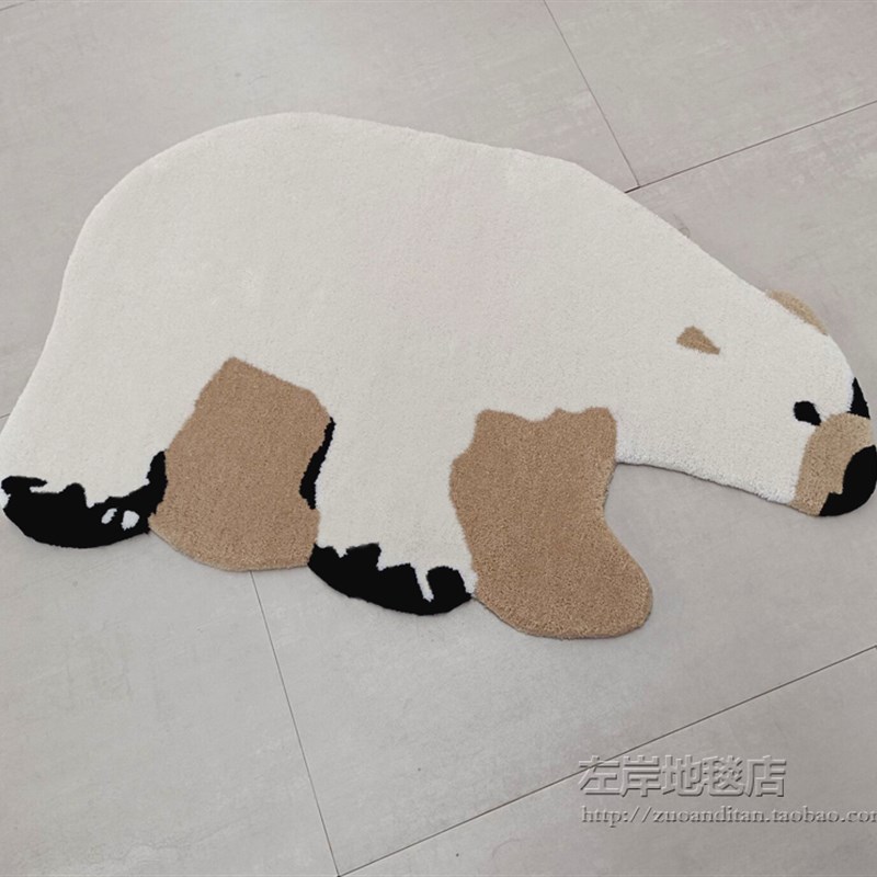 个性可爱熊猫地童儿毯房幼儿园图书地早教馆垫书房床边卡通地毯