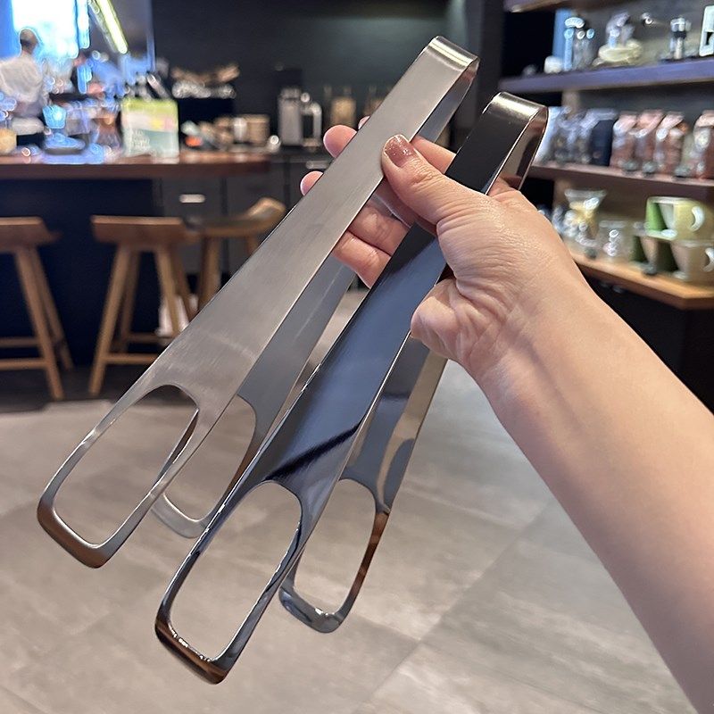 出口订单【18/10不锈钢】贵族体验~食品夹煎牛排烧烤肉面包夹