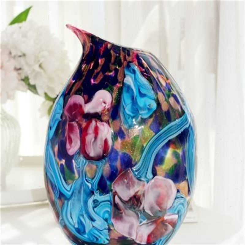 意器 琉璃浮雕艺术花瓶餐桌酒店客厅插花花器玄关软装样板间摆设,标准件/零部件/工业耗材,滤袋,淘宝优惠券,粉丝福利购,淘宝优惠卷