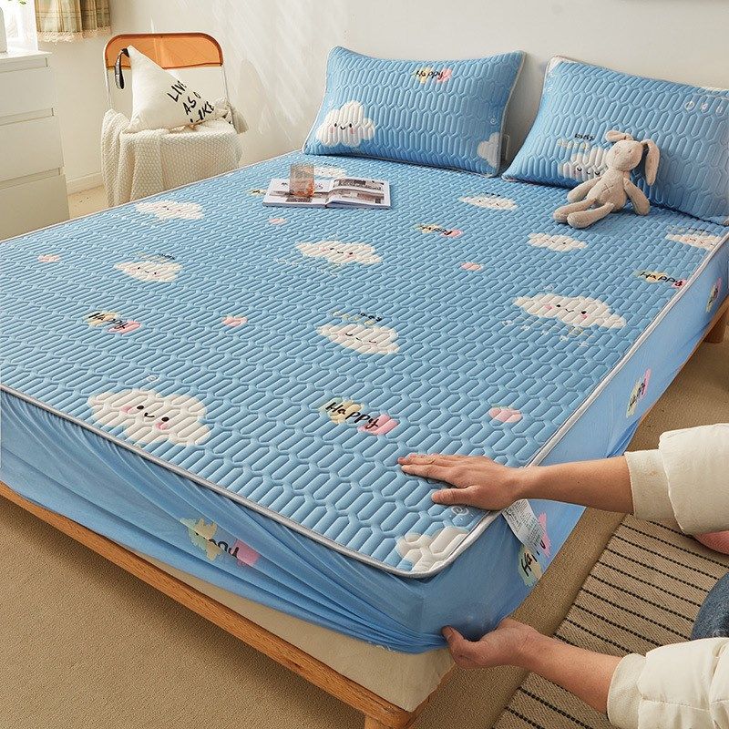 乳胶凉席三件套夏季双人家用裸睡可水洗折叠学生宿舍单人冰丝席子,床上用品,乳胶席,淘宝优惠券,粉丝福利购,淘宝优惠卷