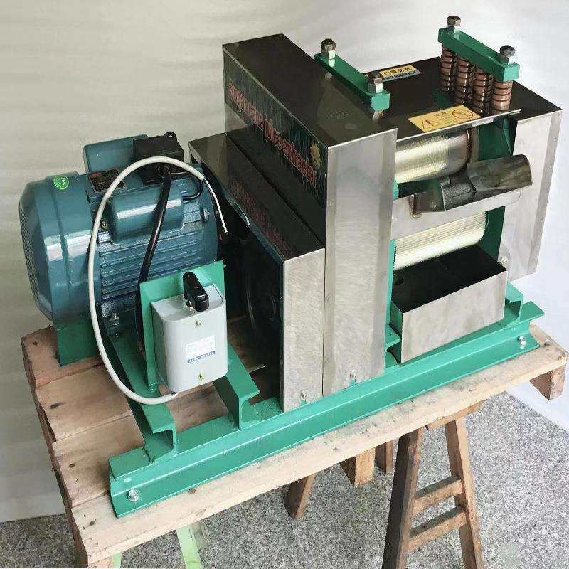 甘蔗压榨机 小型电动家用甘蔗榨汁机 商用卧式甘蔗压榨机