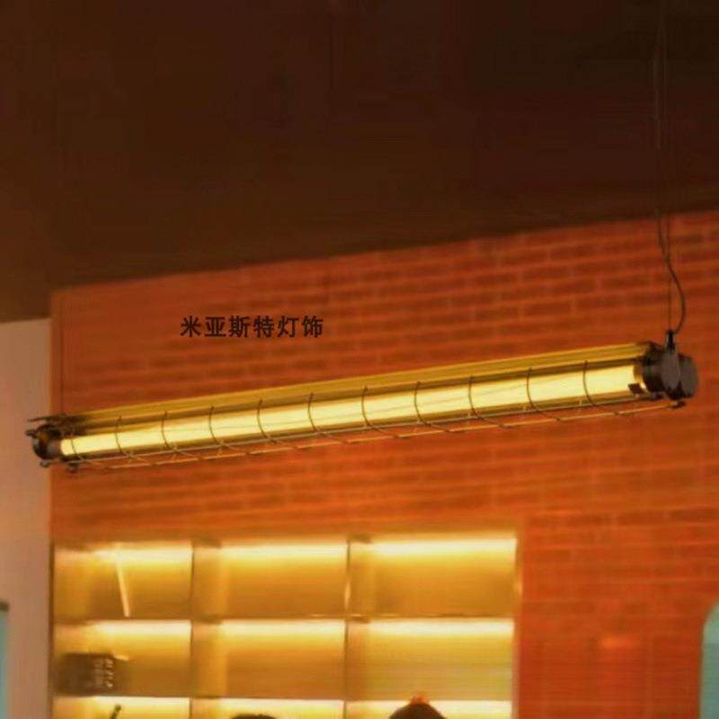 工业风吊灯美式复古创意餐厅长条酒吧清吧咖啡厅烧烤店餐桌吧台
