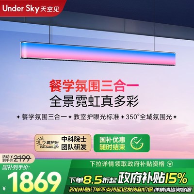Undersky天空见CE1餐厅吊灯饭厅高级感创意餐桌艺术一字吧台吊灯