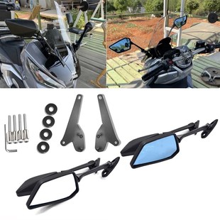 适用三叶赛博150ADV 改装后视镜前移支架可折叠反光镜倒车镜配件