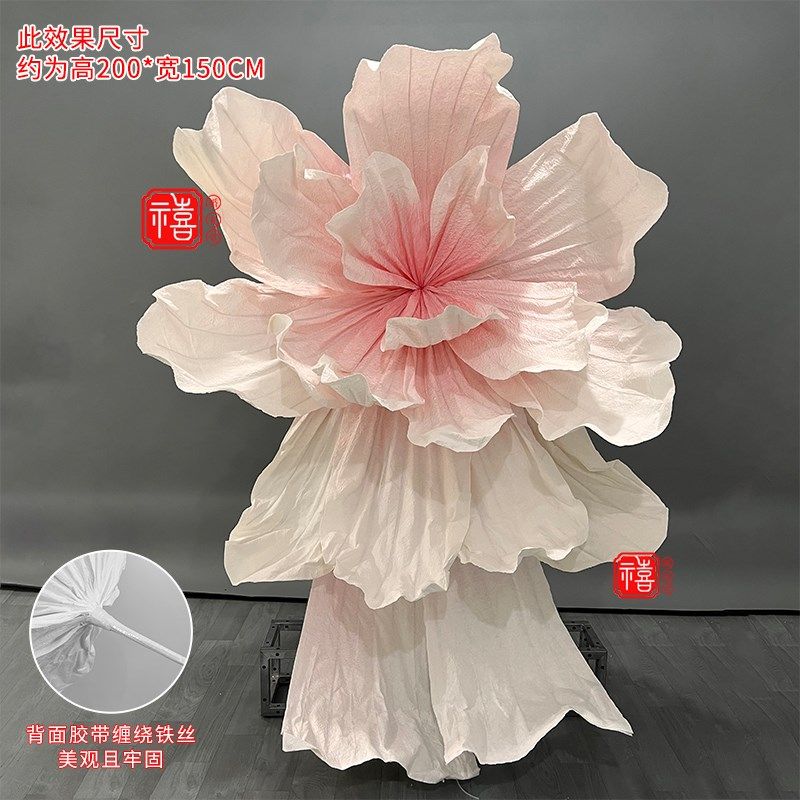 大型手工褶皱纸艺美塑花婚庆婚礼背景橱窗装饰成品花定制巨型纸花,节庆用品/礼品,婚庆绢花,淘宝优惠券,粉丝福利购,淘宝优惠卷