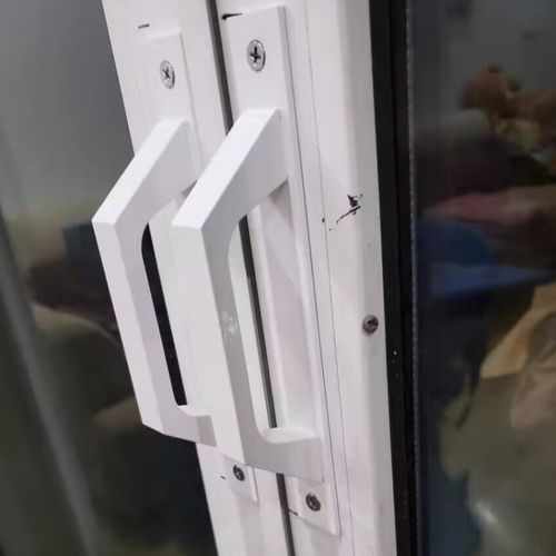明装扶手塑钢移纱窗免打孔把手铝合金门窗小拉手平开推拉玻璃门