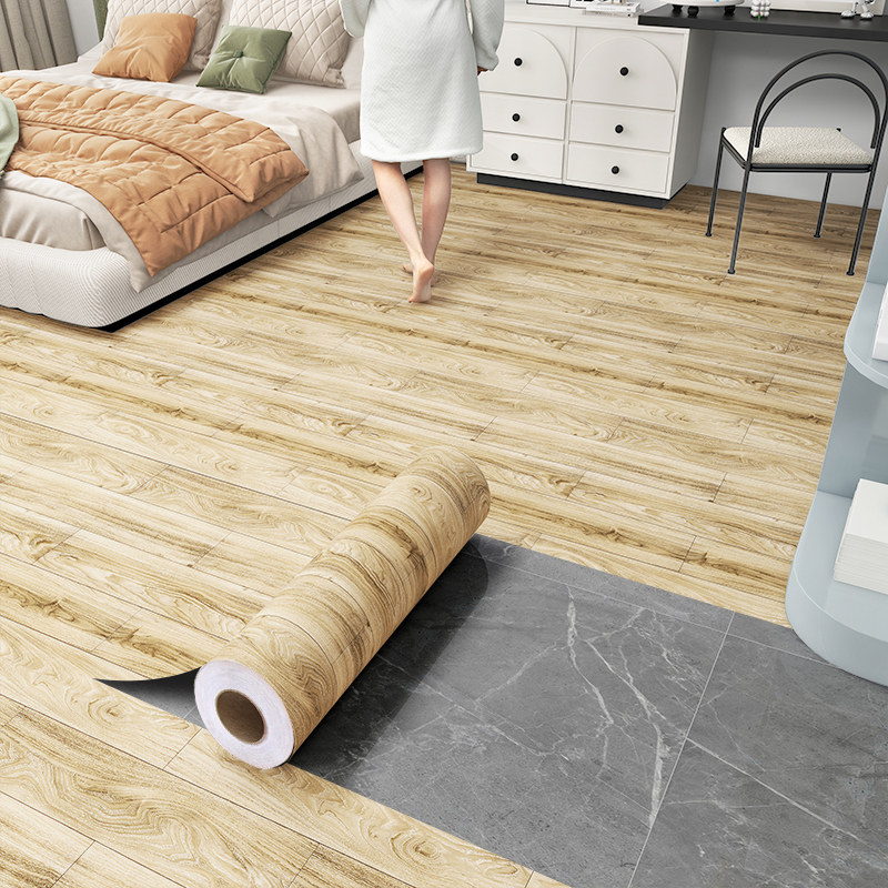 PVC自粘地板贴木纹复古风卧室家用室内耐磨加厚防水自粘地胶贴纸,家装主材,PVC地板,淘宝优惠券,粉丝福利购,淘宝优惠卷