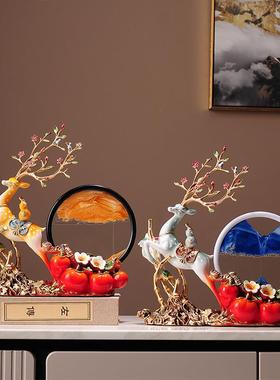 新中式客厅桌面摆件装饰品创意电视柜玄关摆设工艺品乔迁新居礼品