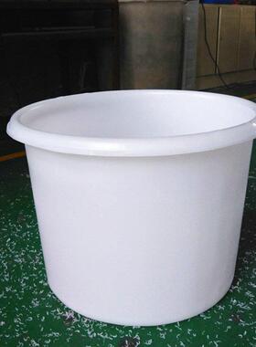 M600L300升400L500升塑料水箱泡菜腌制圆桶PE塑料白色牛筋桶水桶