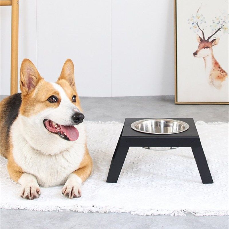 铁艺双盆不锈钢狗食架狗盆狗碗猫碗宠物双碗支架狗食盆金毛大型犬,宠物/宠物食品及用品,猫狗碗/慢食碗,淘宝优惠券,粉丝福利购,淘宝优惠卷