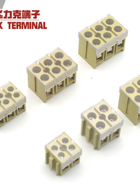 JF6 2.5/2 2.5/3 4 6 10贯通式接线端子排直通型二次低压电压端子