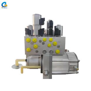 高空升降车曲臂车动力单元无刷电机液压泵可根据需求更改液压元件