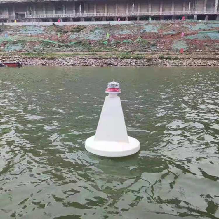 水上塑料航标 船舶靠岸警示浮标 海上防撞警示航标