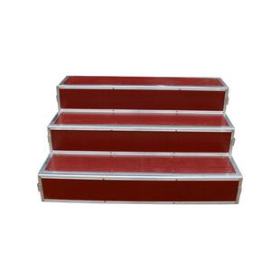 学校合唱台阶三层可移动折叠集体合影台站架踏步凳舞台梯子合唱台