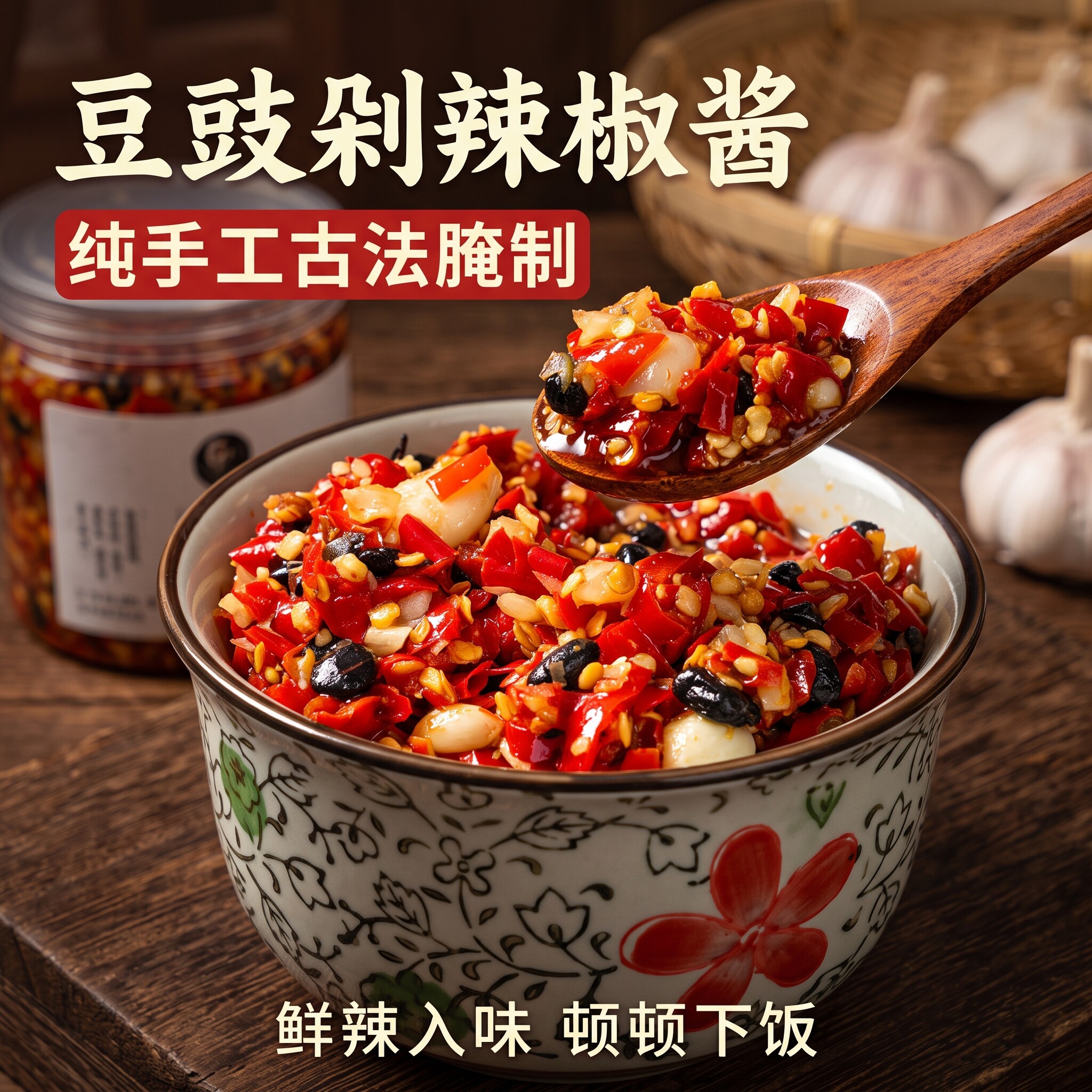 江西农家自制特产辣椒酱下饭