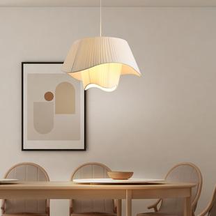 法式 吊灯北欧ins设计客厅主卧灯具复古民宿餐厅奶油风布艺现代简