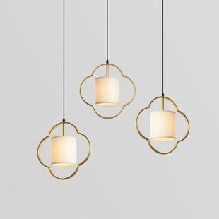 现代创意新中式 设计师酒店咖啡厅餐厅卧室床头玄关过道禅意小吊灯