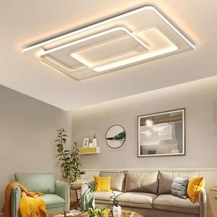 客厅灯2021年新款 简约现代大气led吸顶灯北欧灯创意遥控客厅灯饰