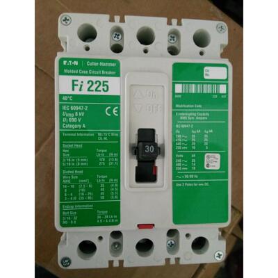 Cutler-Hamme Fi3030L Fi225 3P 30A断路器